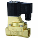 Solenoid valves, normally closed (NC), pilot-operated, 24 V DC