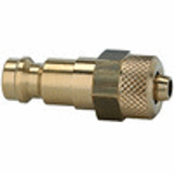 Plugs DN 5, brass with a bare metal surface, for hose
