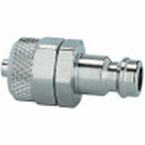 Plugs DN 5, nickel-plated brass, for hose