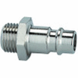 Plugs for couplings DN 7.2 - DN 7.8, nickel-plated brass, male