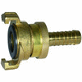 Hose pieces with ring nut