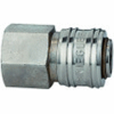 Quick-lock couplings DN 7.2, nickel-plated brass, female