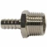 Male hose fittings, conical male thread