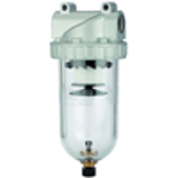 Filter regulators with polycarbonate bowl and semi-automatic condensate drain