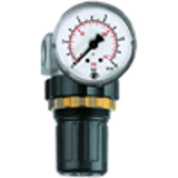 Pressure regulators incl. pressure gauge and panel nut