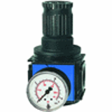 Pressure regulators with continuous pressure supply incl. pressure gauge