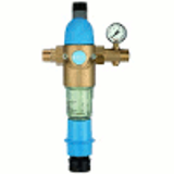 Back-flushing filters with pressure regulator, for drinking water, DVGW-tested