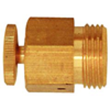 Drain valves, straight type, with knurled screw