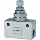 Bidirectional flow control valves, stainless steel