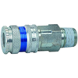 One-hand quick disconnect couplings, one side sealing DN 7.6