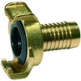 GEKA couplings, brass with a bare metal surface