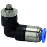 Angle stop valves, swivel type, parallel male thread with O-ring
