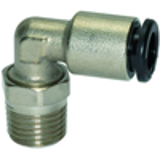 Male elbows, swivel type, conical male thread acc. to ISO 7-1
