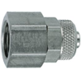 Female connectors, female thread, stainless steel 1.4571