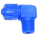 Union elbows, rigid, conical male thread acc. to ISO 7-1